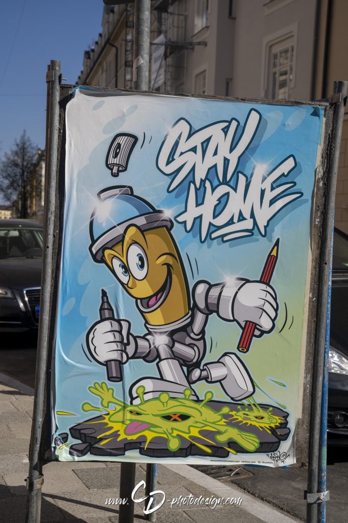 Street Art in Zeichen von Corona